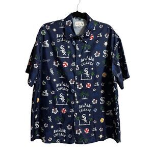 Chicago WhiteSox Beggars Pizza Hawaiian Shirt Size M Good‎ Condition!!